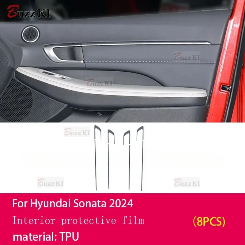 

Для Hyundai Sonata 2024-2025 ТПУ внутренняя защитная пленка салона автомобиля против царапин экран центральной консоли ремонтная пленка