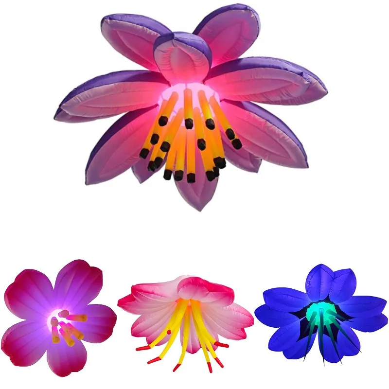 

Sayok Giant Inflatable Flower Decorations Inflatable Hanging Flower with Remote Controller Air Blower for Events Bar Advertising