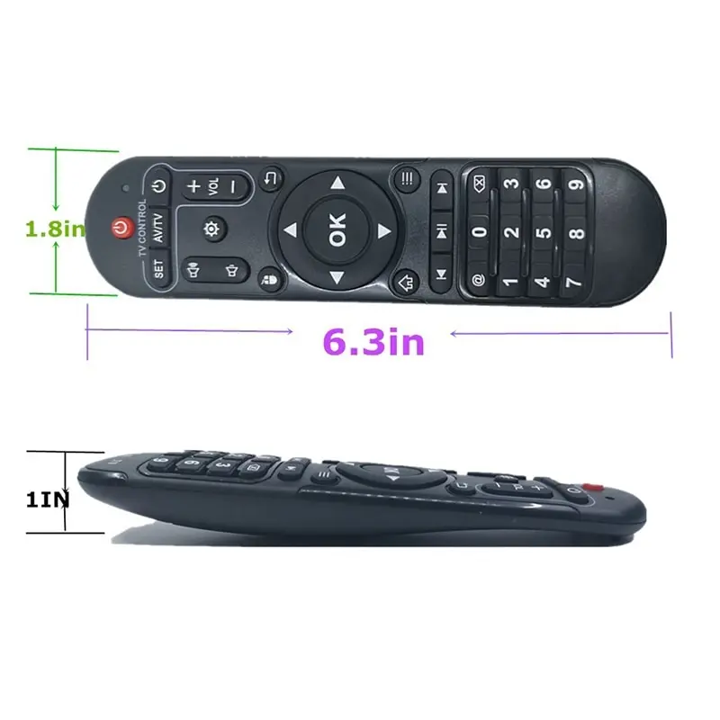 

1Pcs X96MAX Remote Control for X96 MAX X98PRO X92 Android TV Box Media Player