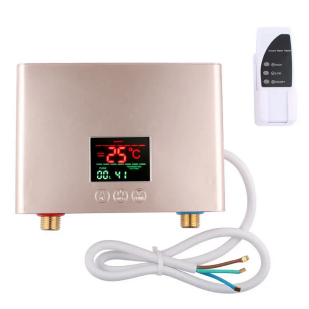 

3KW/5.5KW Instant Water Heater Fast Heating Intelligent Frequency Conversion Constant Temperature Remote Control Water Heater US