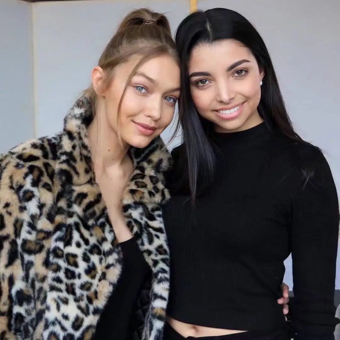 Women's autumn winter hot American street vintage leopard print outside fashion loose mink velvet over the knee long trench