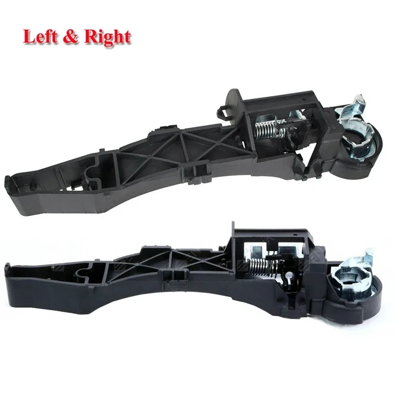 Автомобильная дверная ручка 2 шт. черный пластик для Renault Master 3 GII MOVANO B 2010 806071150R