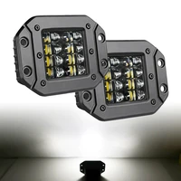 led work light bar 2x 5 40w flush mount off road 12v spot beam led pods light bar for car 4x4 4wd suv truck atv jeep headlight