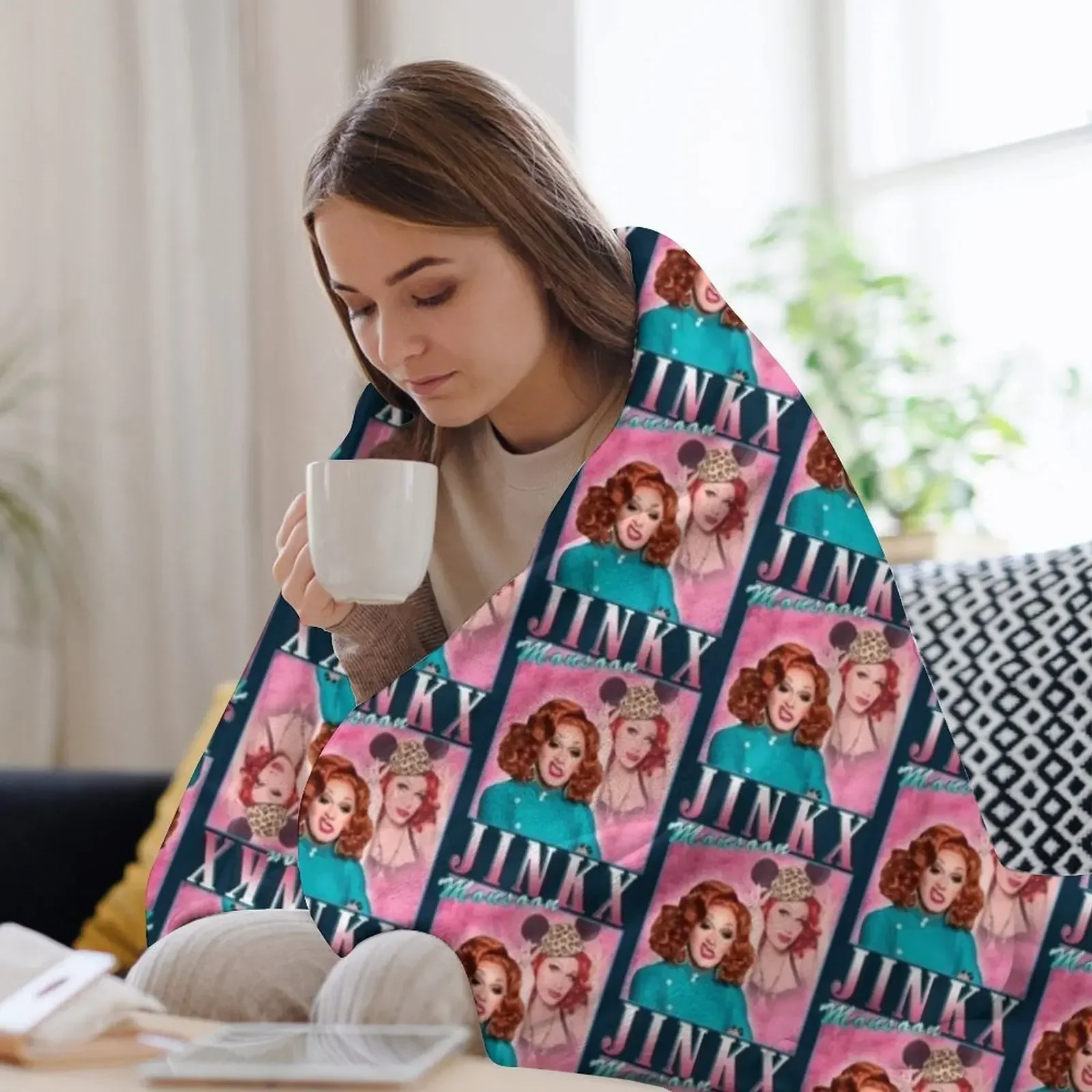 Jinkx Monsoon винтажный дизайн мерч пледы многофункциональные одеяла для диванов