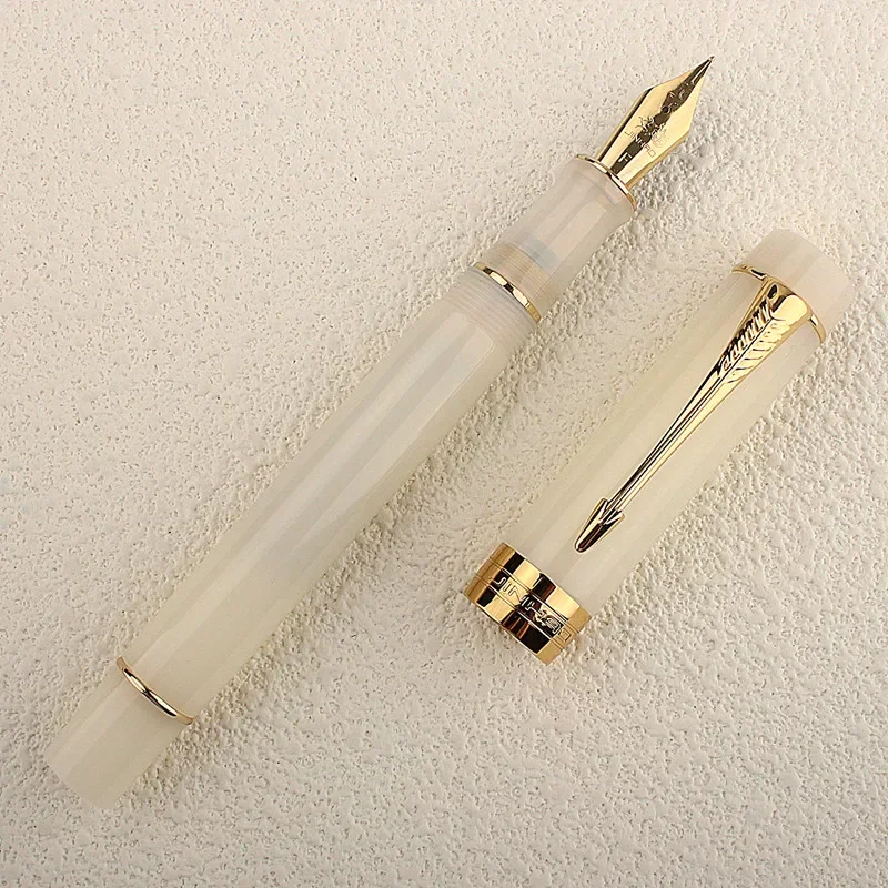 

Перьевая ручка Jinhao 100, роскошные ручки из смолы, зеленый цвет, F/M, классическое перо, ручка для письма, канцелярские принадлежности, офисные школьные принадлежности