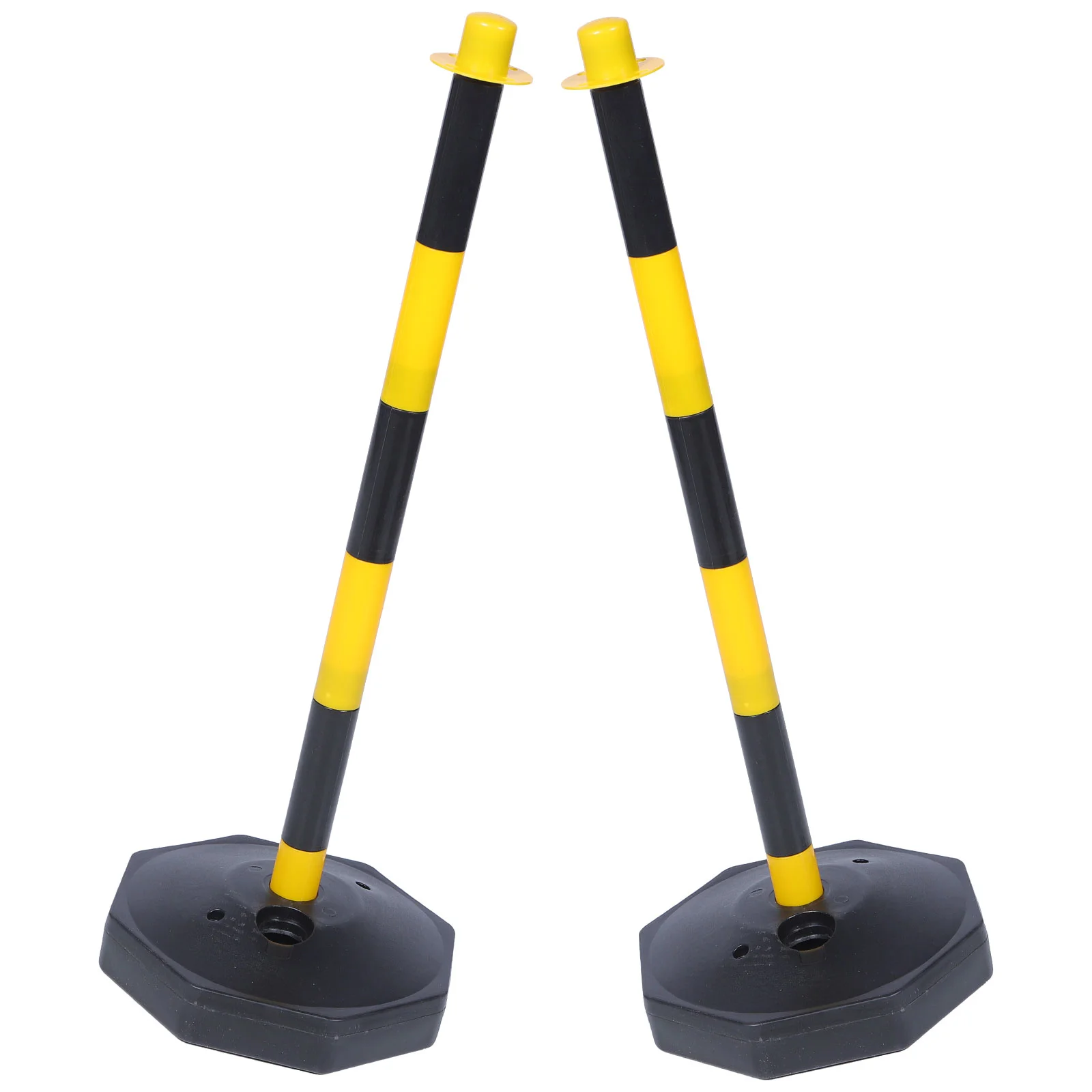 

2pcs Warning Column Safety Cones Traffic Cones Delineator Post Cone Parking Barriers