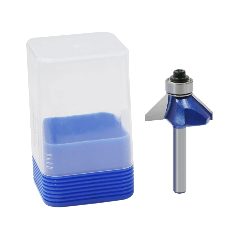 LAVIE 1 шт. 1/4 хвостовик 45 градусов фаска фреза сверло высокое качество кромки