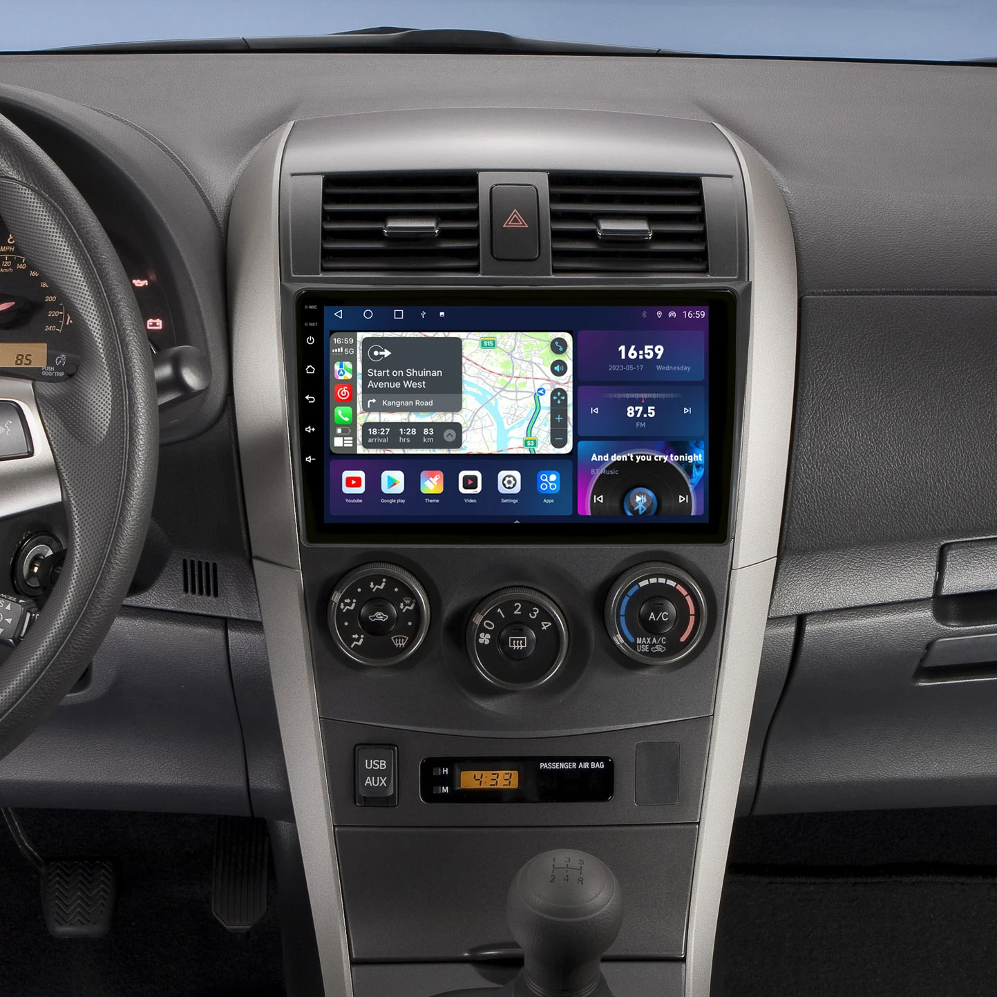 

Автомагнитола 2DIN Android 14, мультимедийный плеер Carplay, Автомобильная GPS-навигация, DSP, без DVD, для Subaru Outback 3 Legacy 4 2003 2004-2009