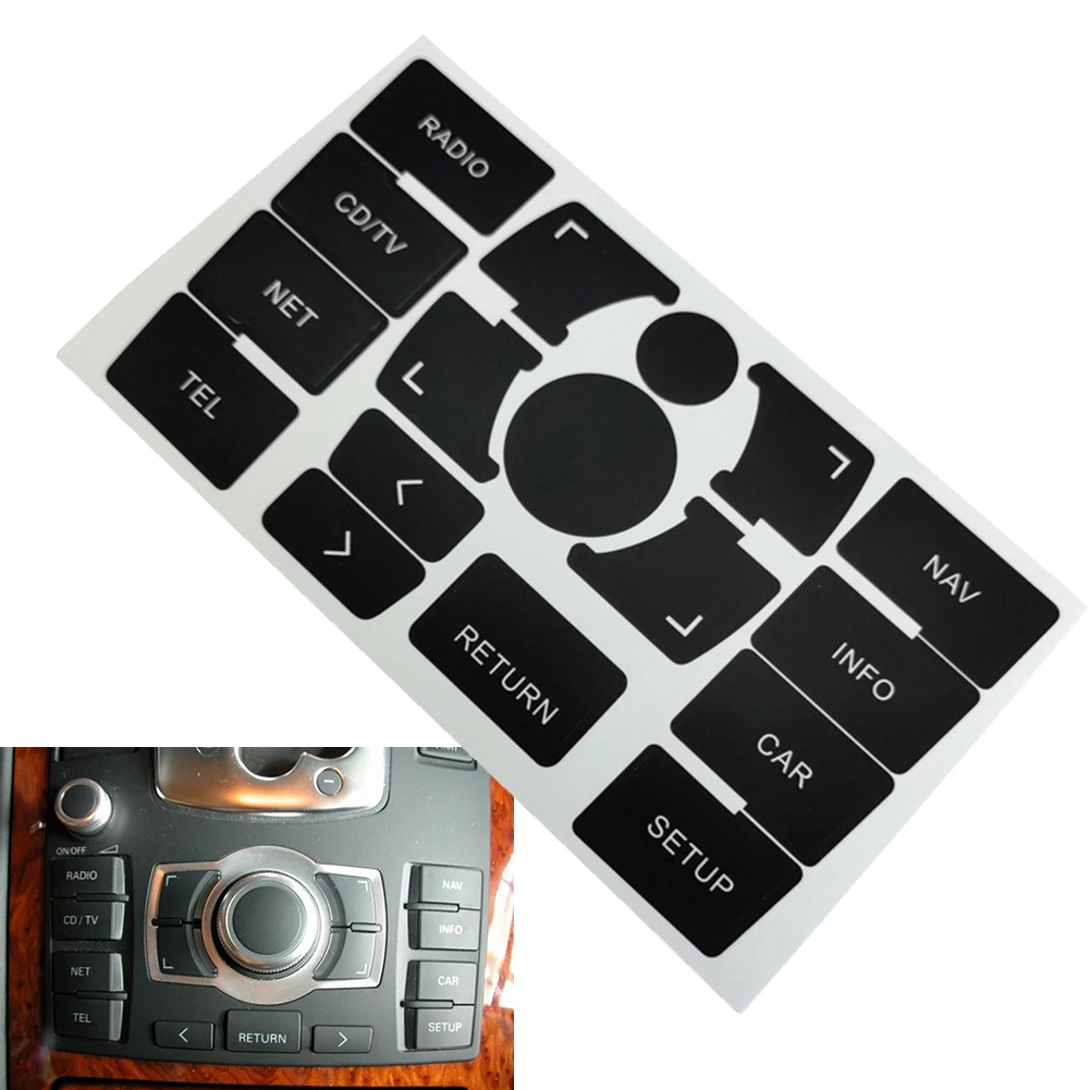 Для A8 04-06 Автомобильные аксессуары Наклейка Автомобильная наклейка Черная