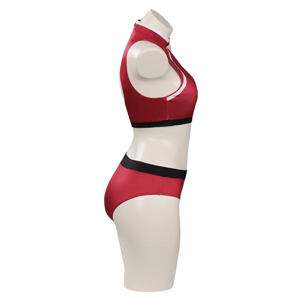 Haruno Sakura Swimsuit Cosplay Costume Bikini Top Shorts Set Outfits Halloween Carnival Suit | Costumes