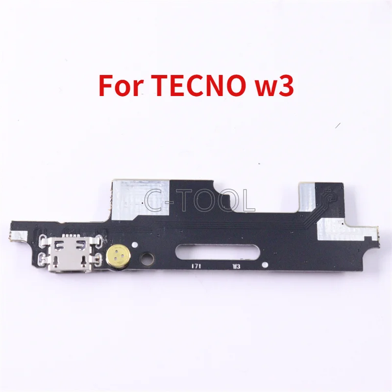 

5PC Original Charging Port USB Charger Dock Board Flex For TECNO w3 NFC Dock Connector Microphone Board Flex Cable