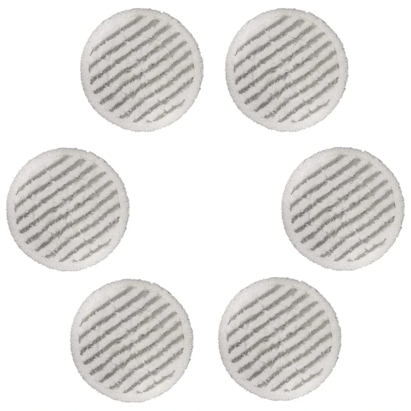 

Replacement Steam Mop Pads For Shark S7000AMZ S7001 Steam Mop, Steam & Scrub All-In-One For Hard Floors 6PCS