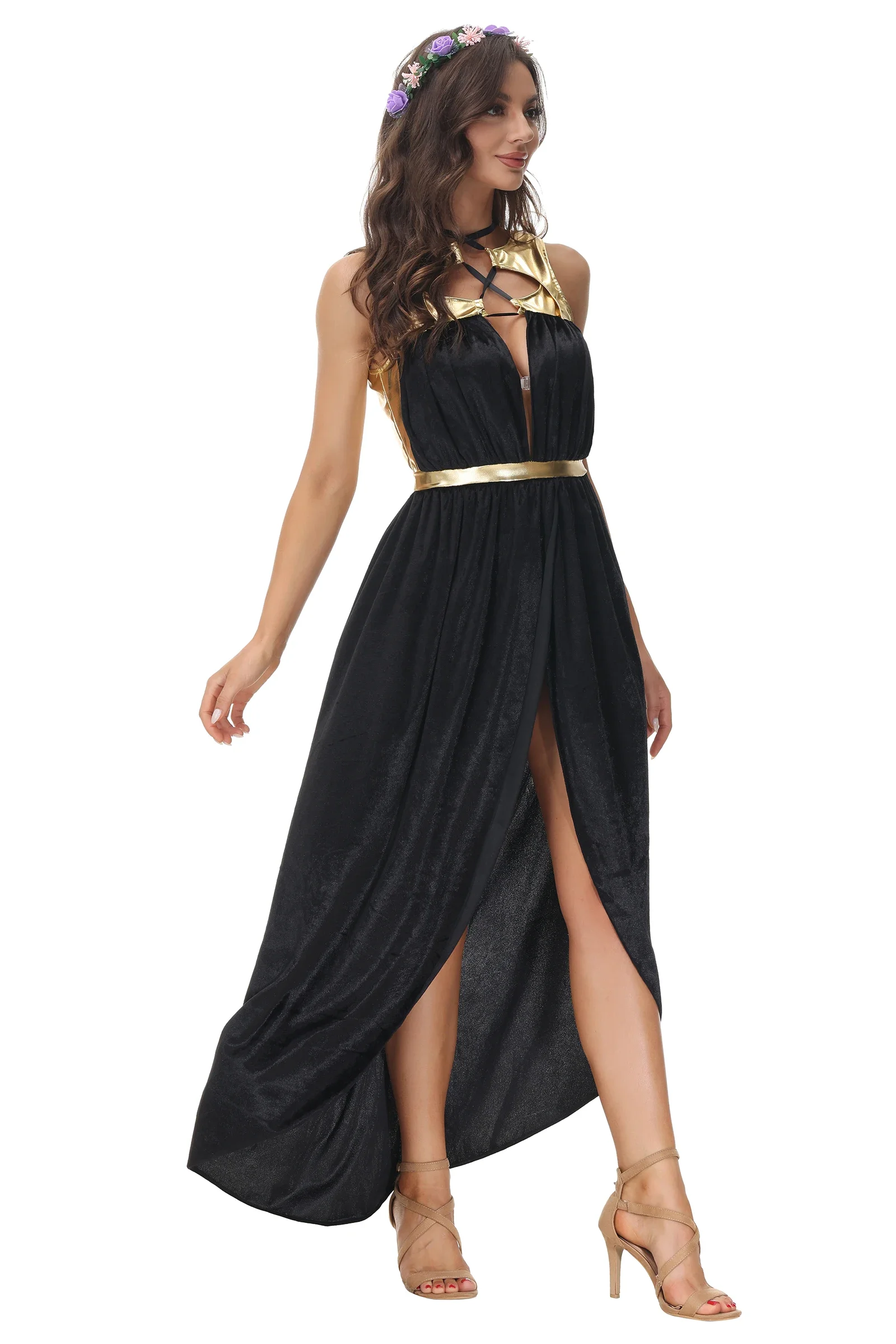 Сексуальный женский костюм древнегреческой богини Афины для взрослых римская