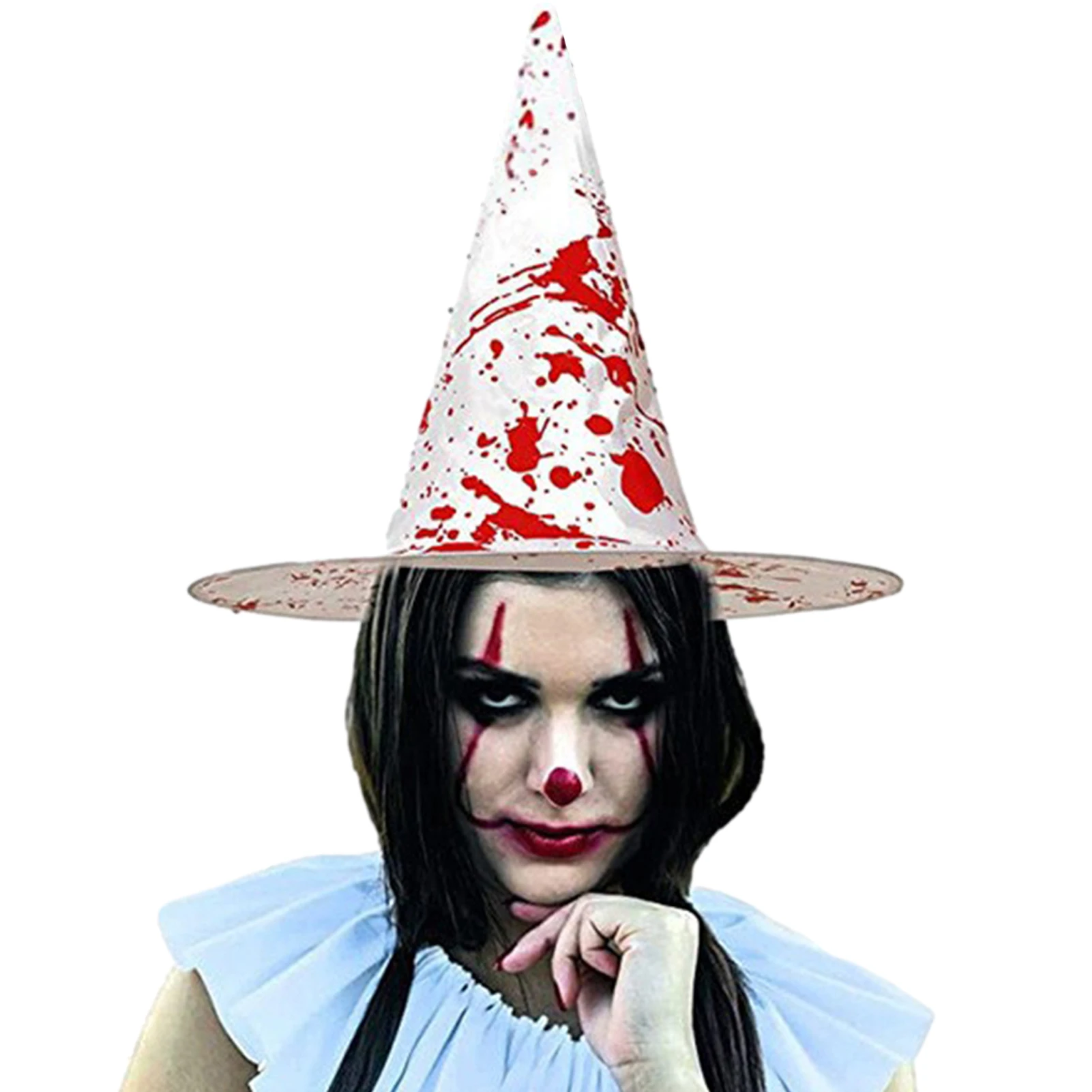 

Шляпы ведьм | Хэллоуин, шляпа ведьмы с принтом в виде крови | Стиль ведьмы, для Хэллоуин, тематические Ужасы