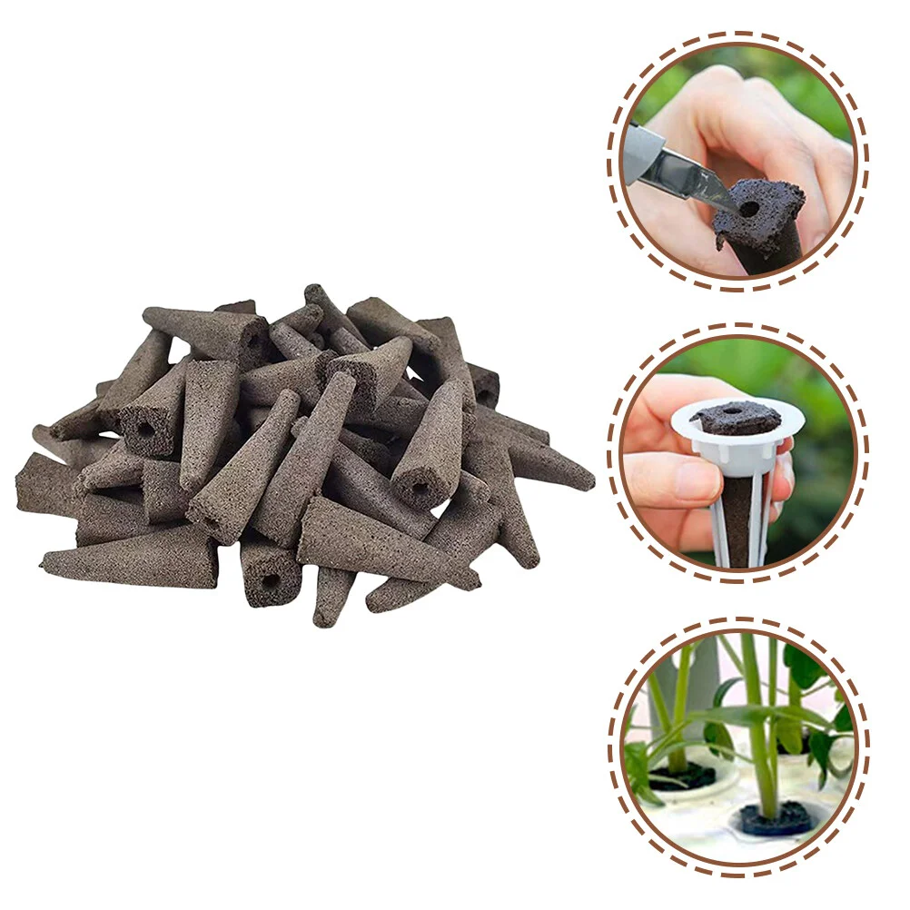 

Sponges Plugs Starter Sponge Pellets Growth Pods Block Soil Peat Grow Pod Compatible Hydroponic Soilless Garden Growing Planting