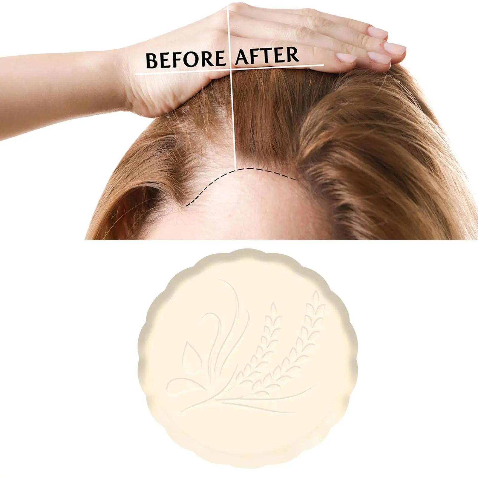 

Рисовый шампунь, бар, питает волосы, Твердый шампунь, бар, способствует здоровому росту волос, останавливает выпадение волос, сухие поврежде...