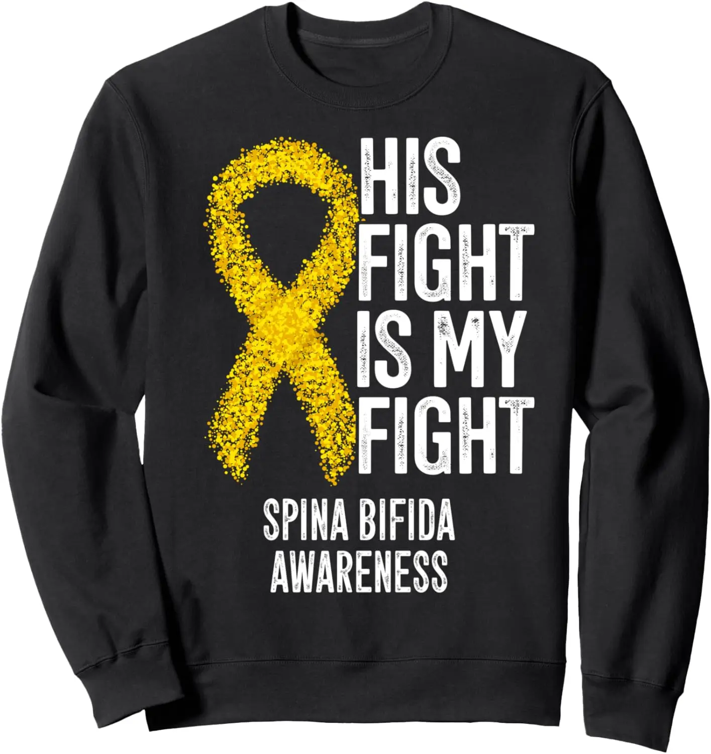Толстовка Spina Bifida His Fight Is My Awareness