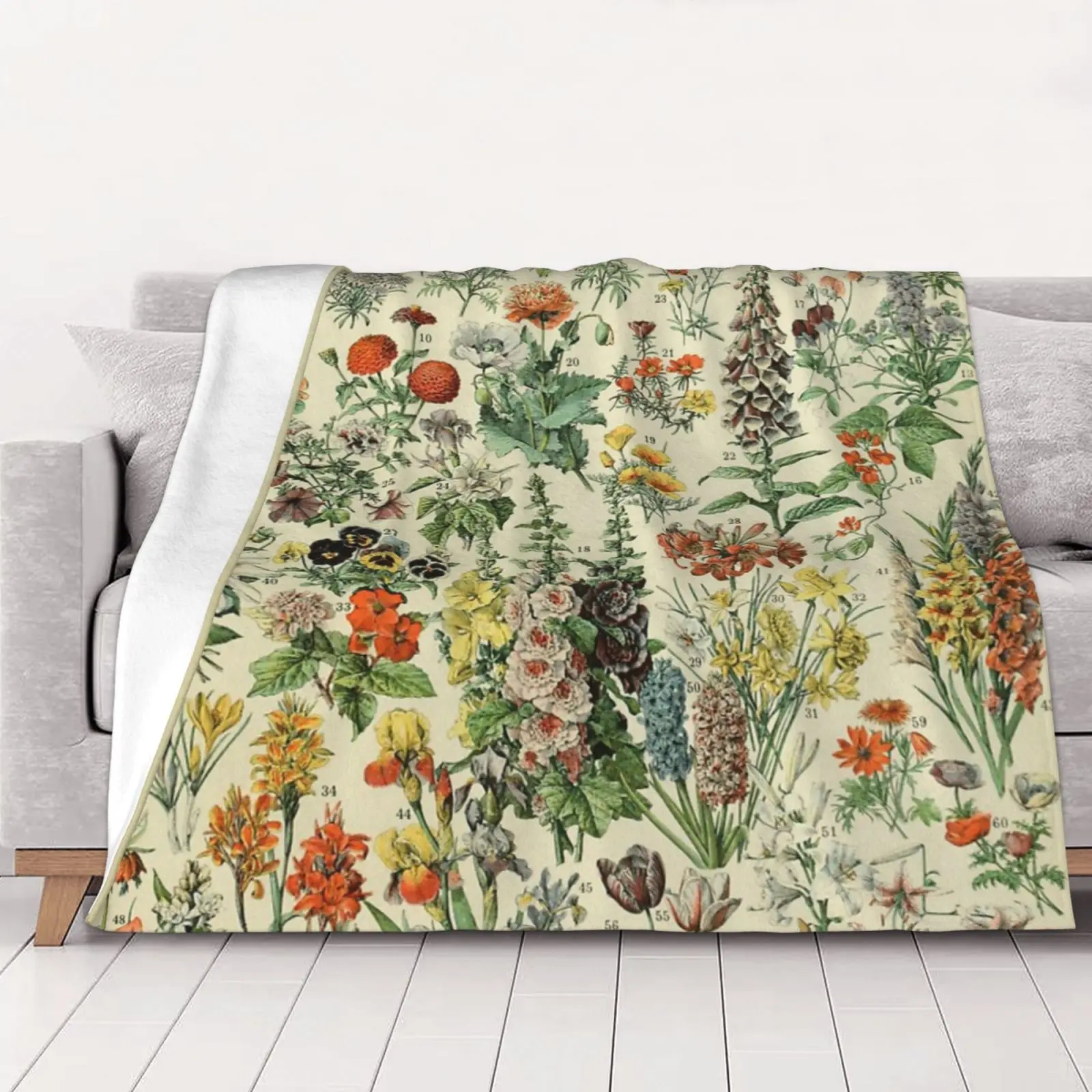 

Adolphe Millot Fleurs A Ultralight Summer Blanket Blankets Quilt Double Blanket