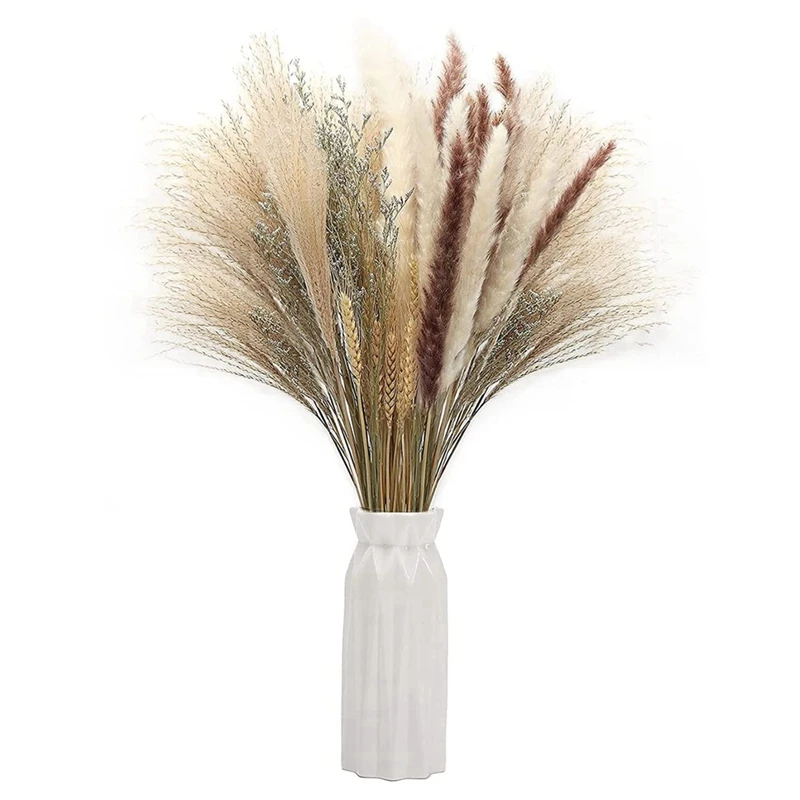 

Dried Pampas Grass,Pampas Grass Decor,Pampas Pampas Grass Plants for Flower Arrangements Boho Wedding Party Home Decor