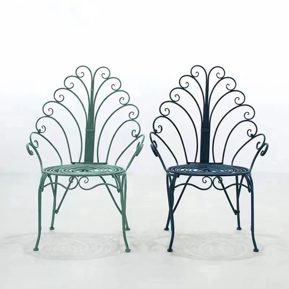 

Amazing Styling Single Peacock Chair Metal Furniture For Events Banquet Party Decoration