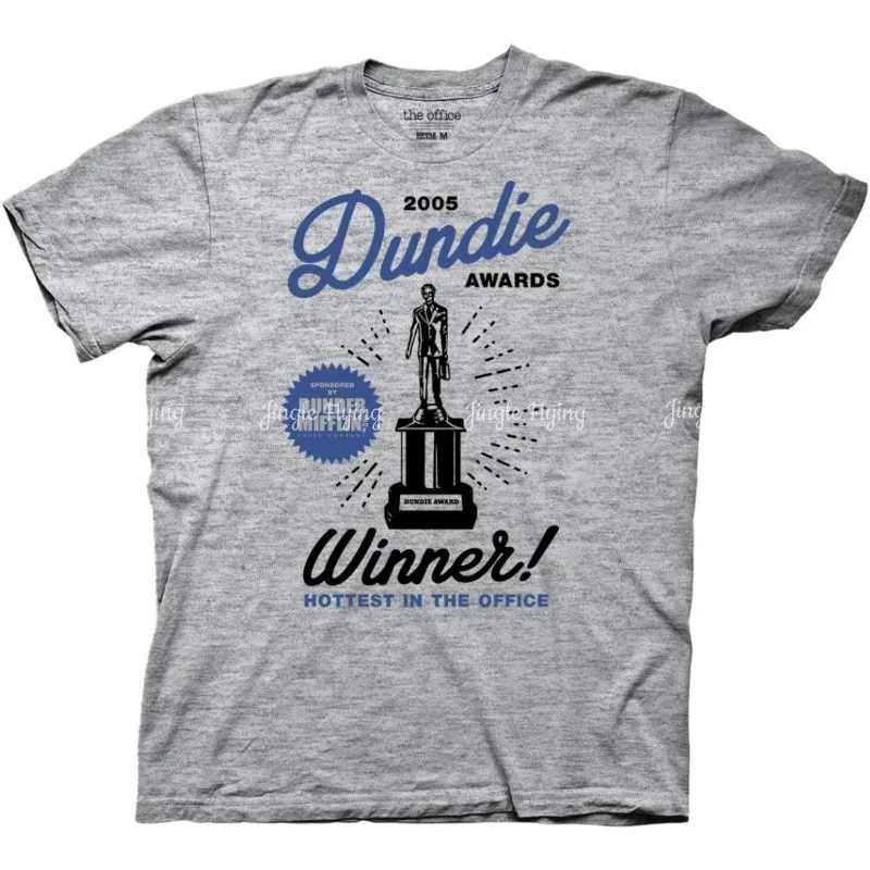 Офисная мужская футболка с коротким рукавом Dundie Award Winner Самый популярный телешоу