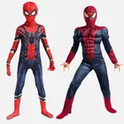 Детский костюм Халкачеловека-паукаЖелезного человекаКапитана АмерикаВенома, детский комбинезон Мстителей с супергероями, маскаперчатки, комплект аксессуаров