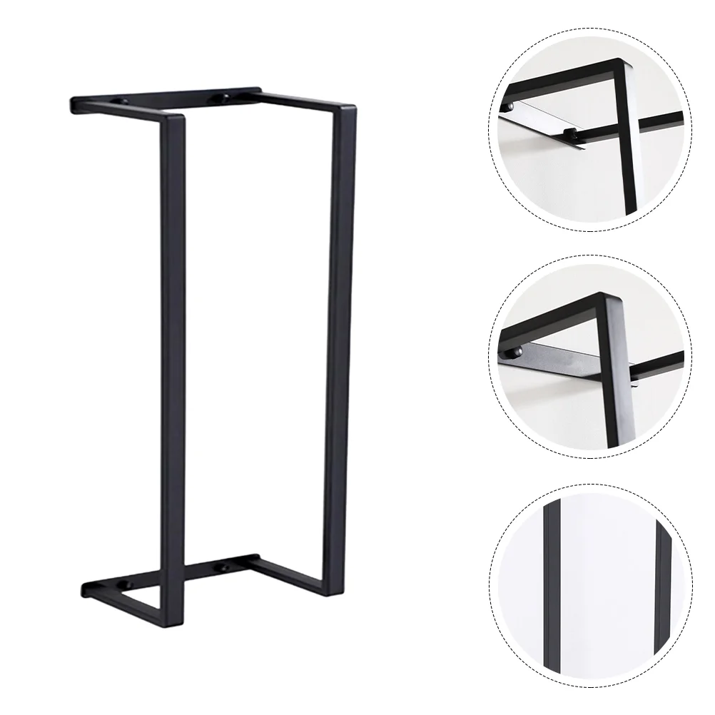 Holder Bathroom Rack Metal Brackets Bathrobe Storage Shelf B