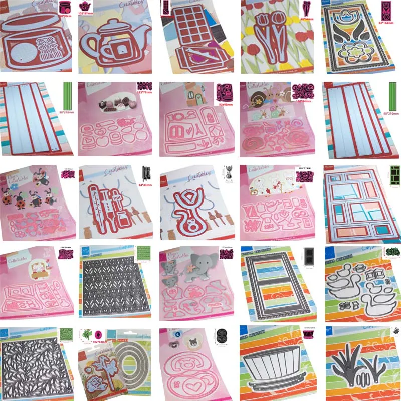 

Металлическая форма ручной работы с изображением животных, форма для вырезания пружиной, скрапбукинг «сделай сам», фотоальбом, рельефная фотография, бумажная карточка