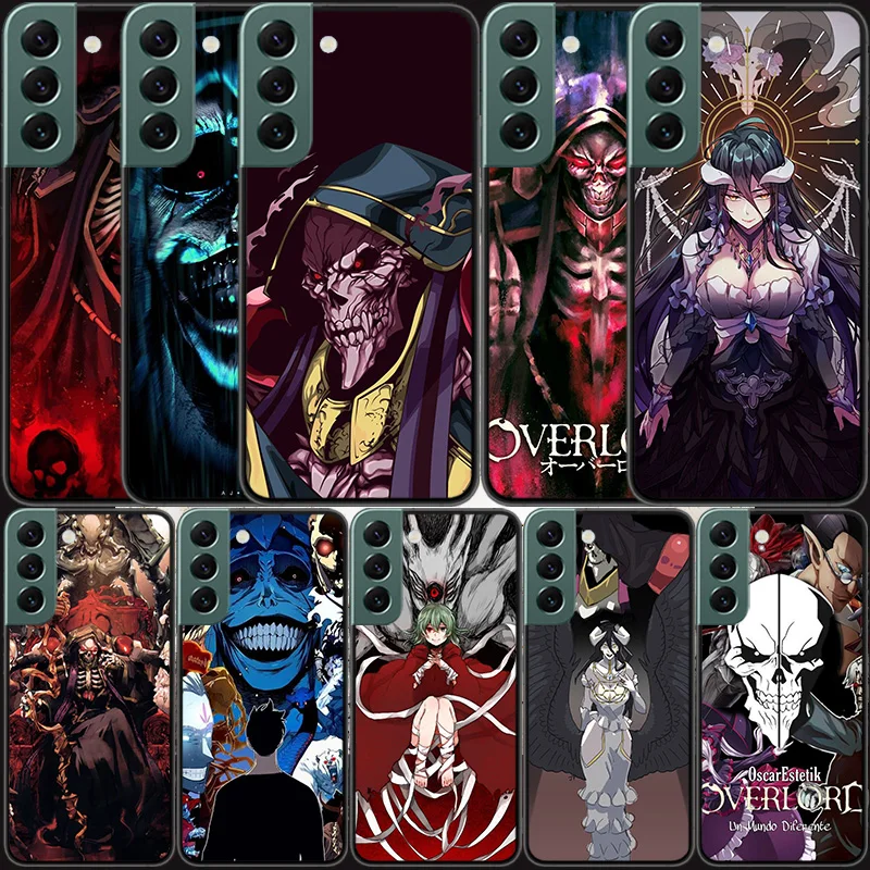 

Overlord Anime Phone Case For Samsung Galaxy Note 20 Ultra 10 Lite 9 8 M11 M12 M21 M30S M31S M32 M51 M52 J8 J6 J4 Plus Cover Cap