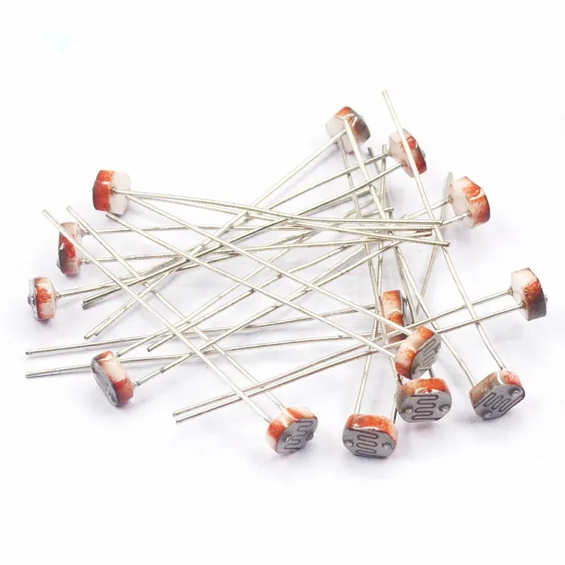 

20PCS LDR Photo Light Sensitive Resistor Photoelectric Photoresistor Photosensitive Resistance 5528 GL5528 5537 5506 5516 5539
