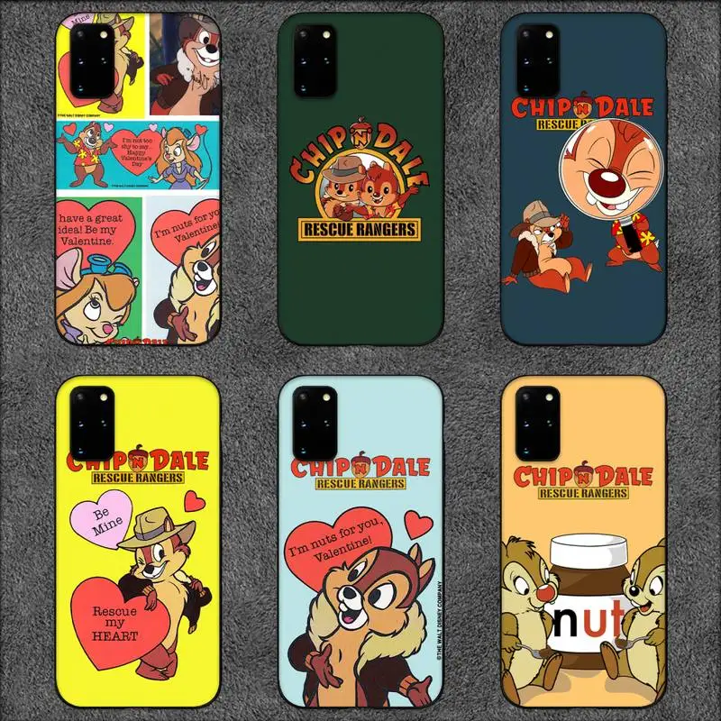 

Disney Chip 'n' Dale Phone Case For Samsung Galaxy S10 S20 S21 Note10 20Plus Ultra Shell