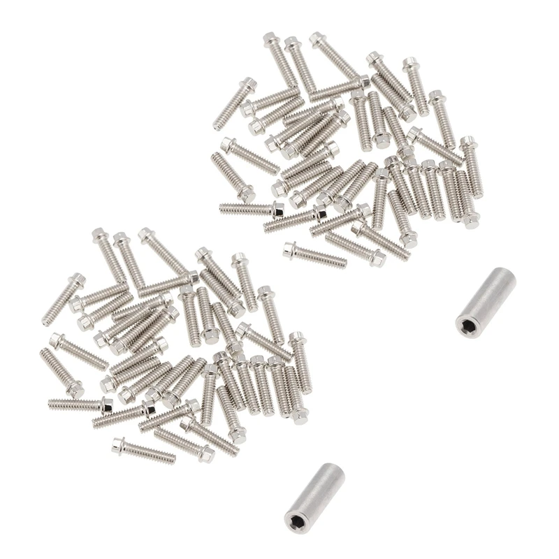 

300Pcs 1.9 2.2 Wheel Rim Imperial M2 Screw Decoration For 1/10 RC Crawler Axial SCX10 90046 AXI03007 Traxxas TRX4,B