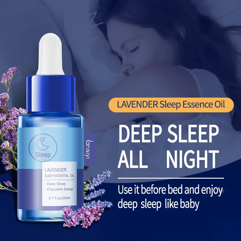 Lavender Sleep Essential Oil Improve Insomnia Serum Massage Natural Plant Extract Stress Relieve Help Sleep Good Sleep Product s
