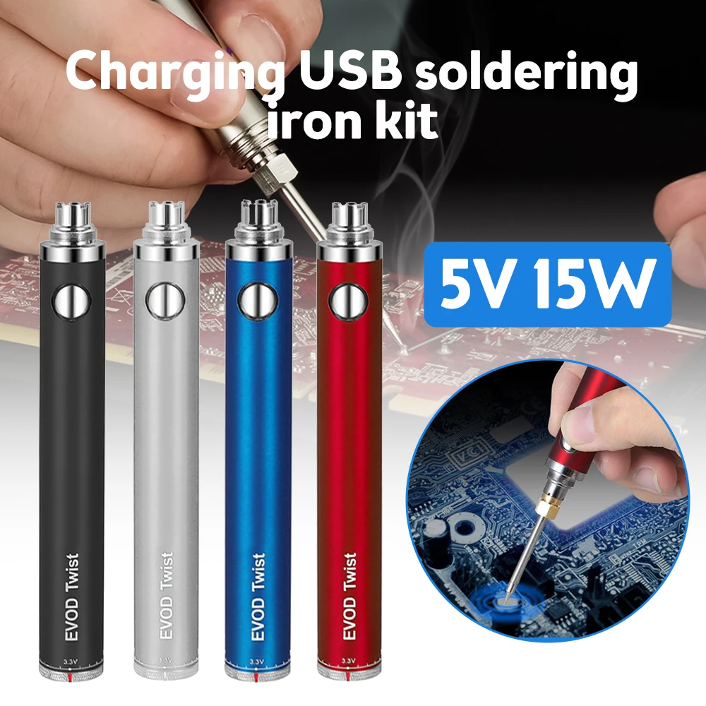 

5V USB Soldering Iron Kit Wireless Soldering Station Pen 1100mah Portable Charging Soldering iron kit soldering Welding Tools