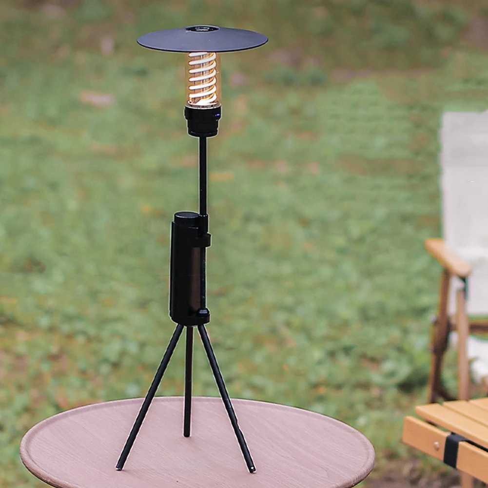 

Lamp Post Pole Multifunctional Camping Light Holder Bracket Aluminum Alloy 1/4 Thread Interface for Hiking Fishing Camping