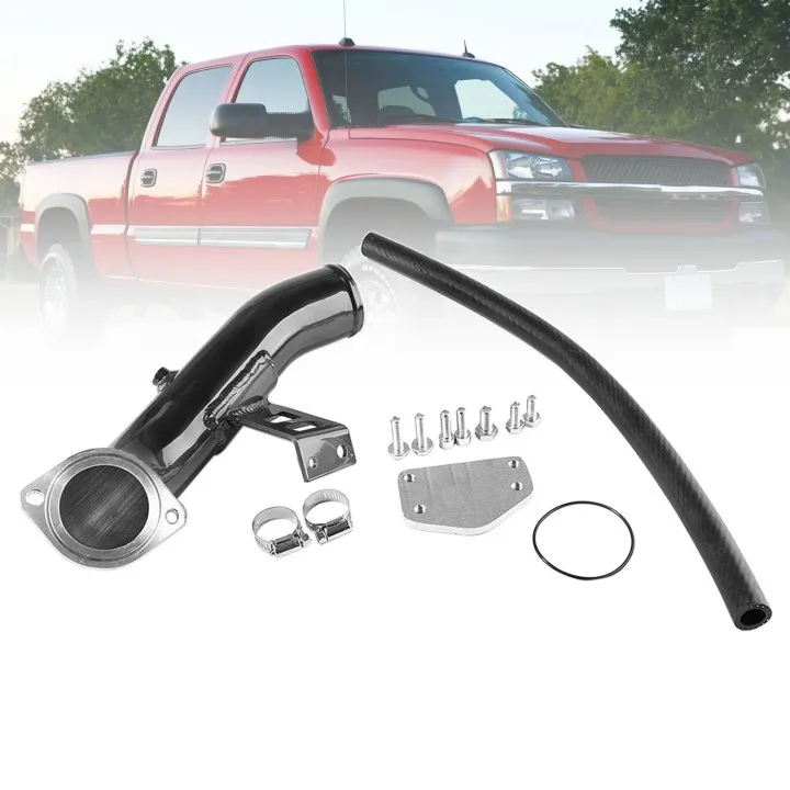 

Areyourshop EGR Delete Kit with High Flow Intake Elbow for Chevy 6.6L Duramax 2004-2005 Car Auto Parts