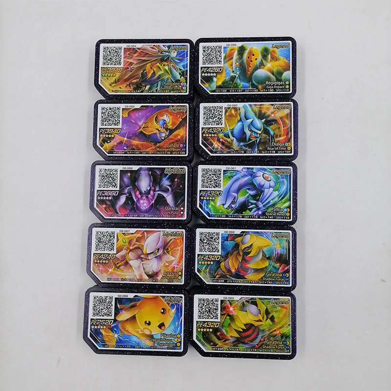 

TAKARA TOMY Arcade Game Pokemon Ga-ole Disks Campaign Special Legend Mythical Charizard Lugia Pikachu PE Card Collection Gifts