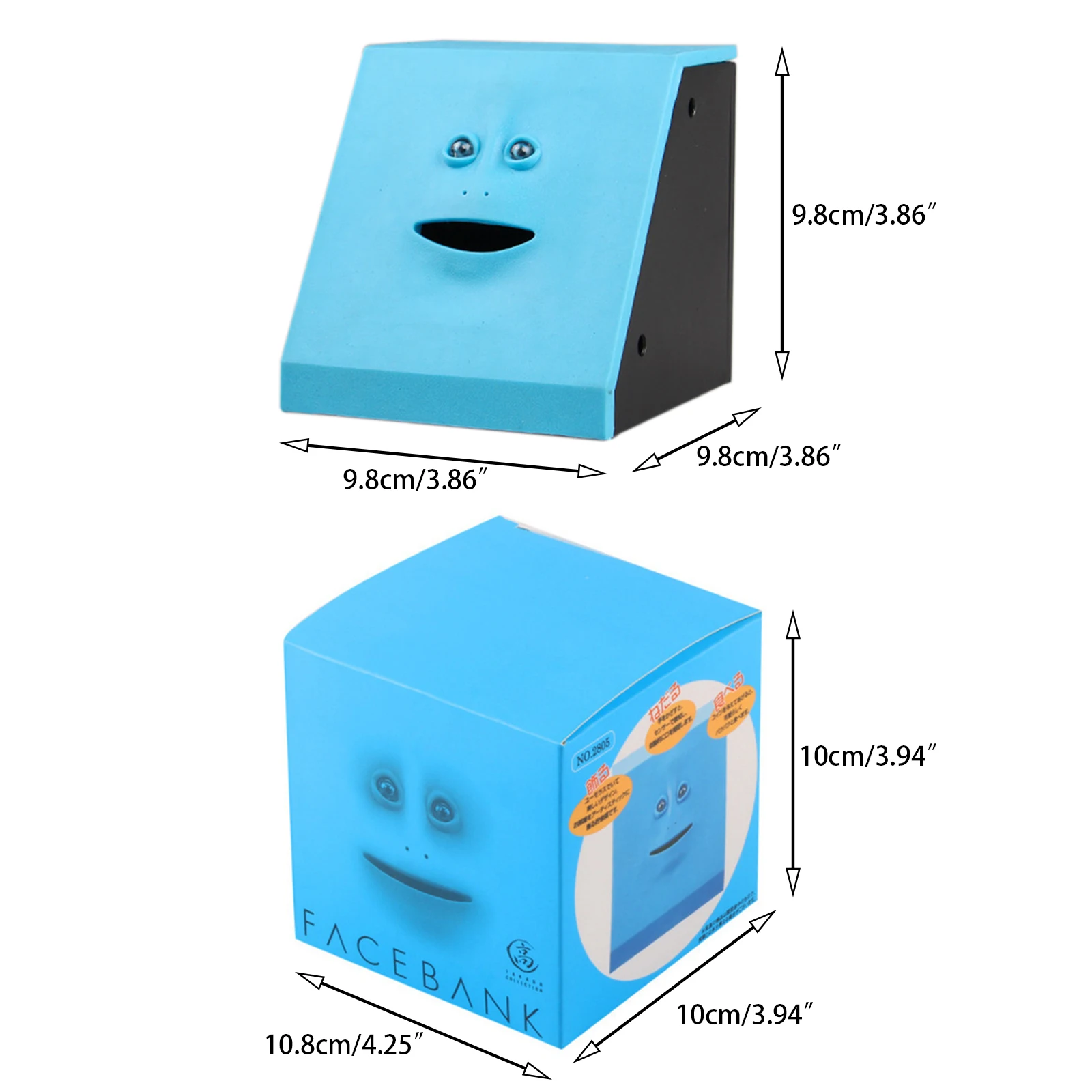 Копилка лица для банкнот и монет автоматическая копилка купюр еды Facebank взрослых