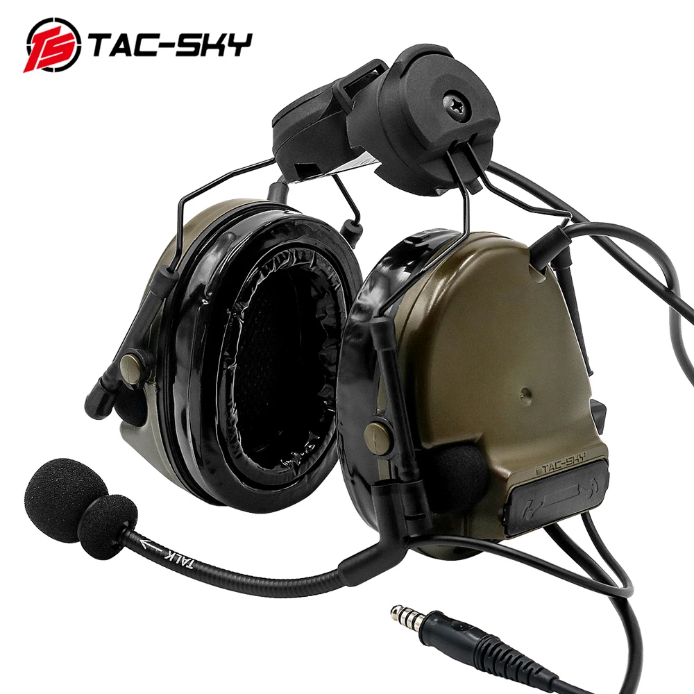 COMTAC TAC-SKY Comtac iii шлем с быстрой дорожкой силиконовые наушники шумоподавление пикап