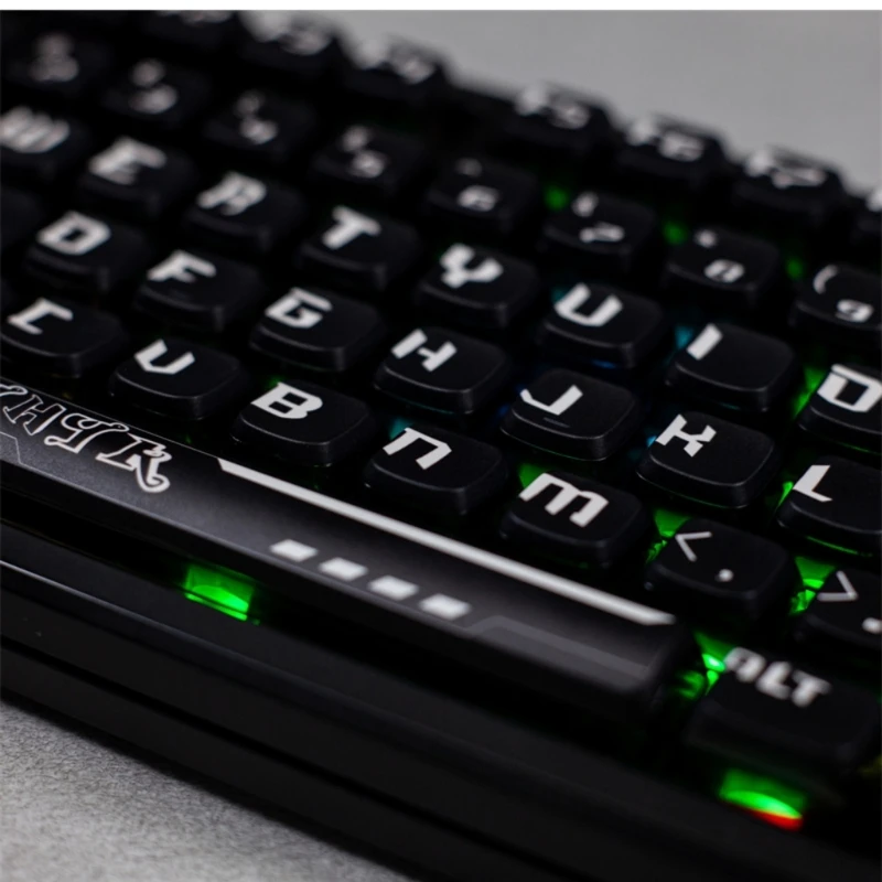 896F Black Knight Theme Keycaps MDA для игровой механической клавиатуры Набор клавишных