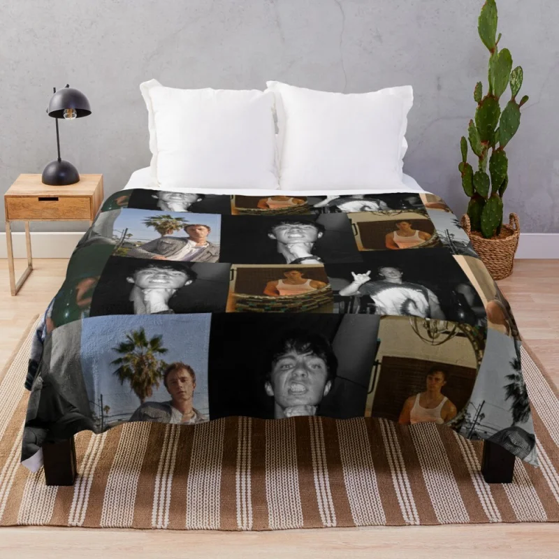 

Drew Starkey CollageThrow Blanket Soft Big Blanket