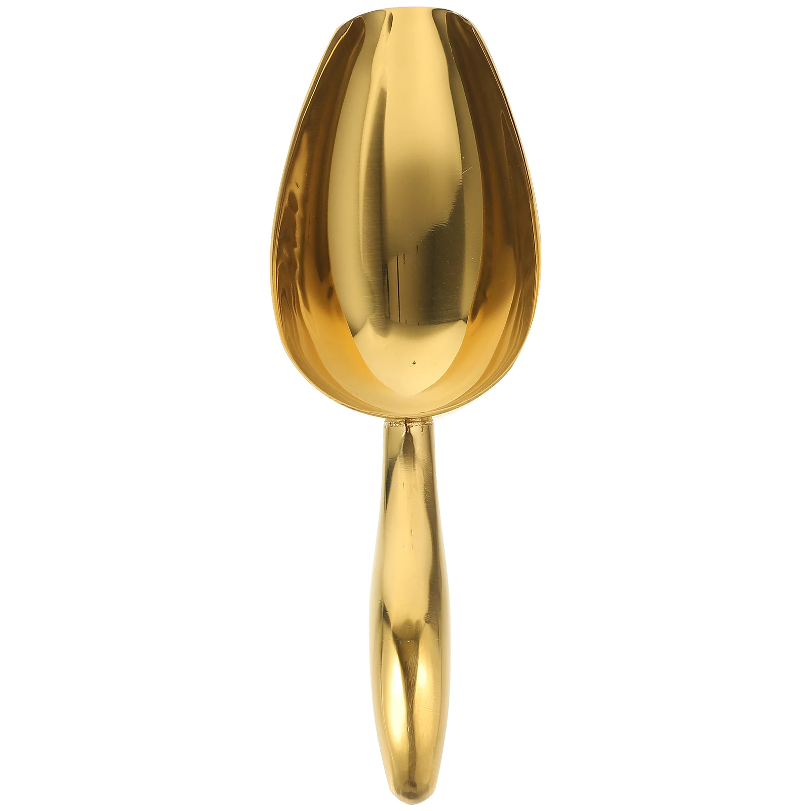 

Scoop Ice Stainless Steel Scoops Metal Flour Utility Grain Coffee Holder Bean Kitchen Home Measuring Cube Large Bar Dried Nut