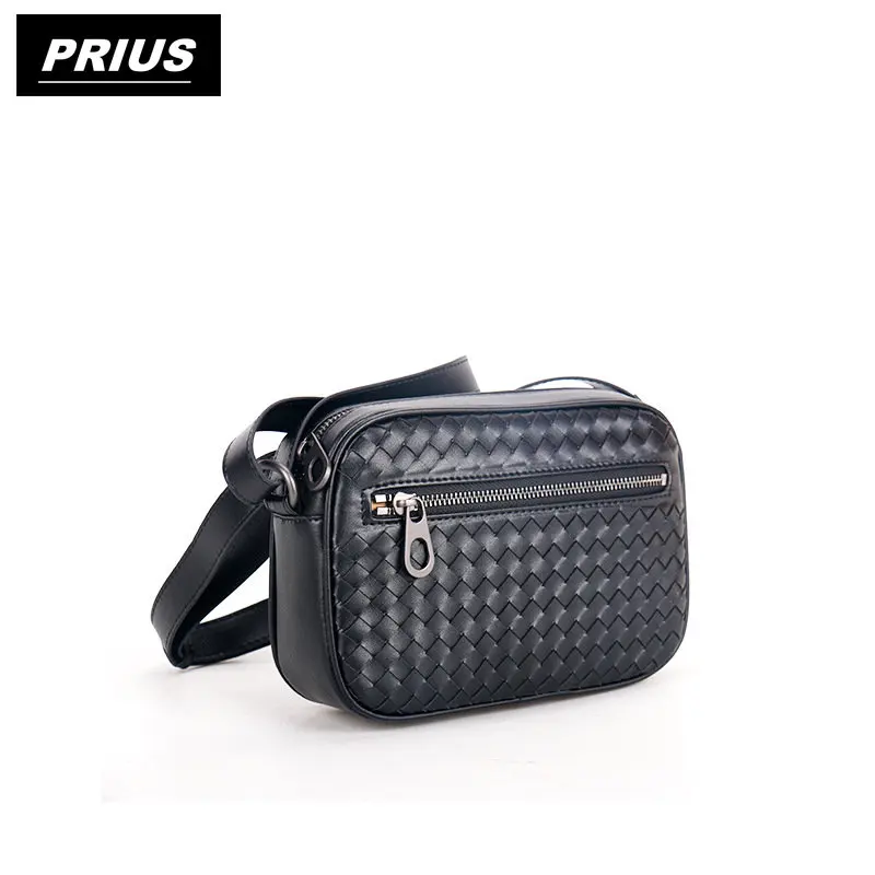 Men's Messenger Bag Luxury Brand Top Genuine Leather Fashion Shoulder Bag High-Grade Cowhide Business Minimalist Style  New