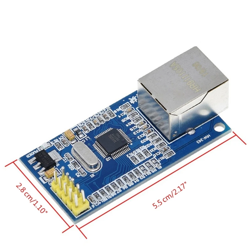 USR-ES1 W5500 SPI в LAN Ethernet сетевой модуль конвертер TCP IP 51/STM32 интерфейс W5100 для Arduino Прямая