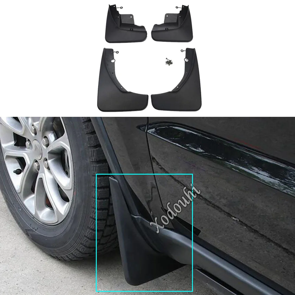 

Для Jeep Grand Cherokee 2014, 2015, 2016, 2017, 2018, 2019, крыло для стайлинга автомобиля, мягкое брызговик, защита от брызг, брызговик, грязезащитный щит