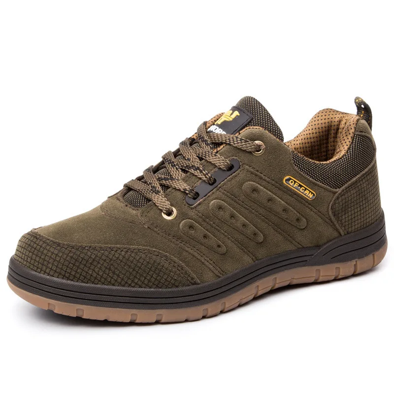 

Men Casual Shoes Autumn Non Slip Work Sneakers Cowboy Suede Footwear Jeans Boy Lace Up Handmade Retro Leisure Zapatos De Hombre