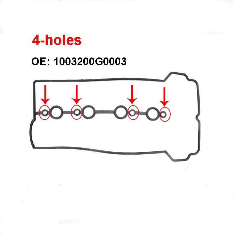 

Engine Valve Cover Gasket For DFSK Glory Fengon 580 ix5 S560 1.5T SFG15T SFG15TA Motor Seal Parts 1003200F0000 Accessories