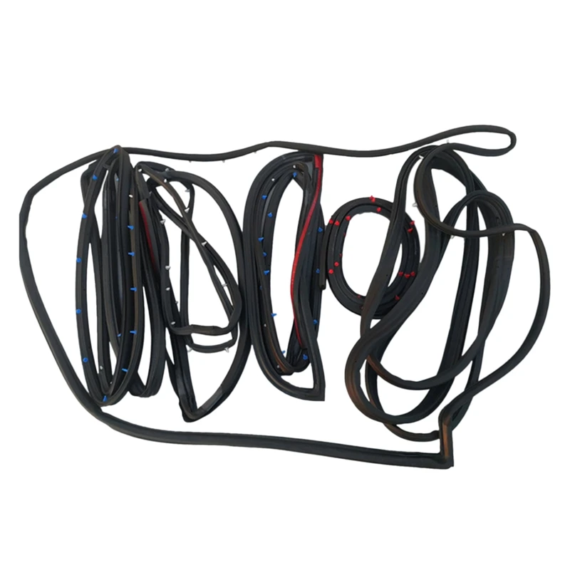 

6PCS Door Rubber Seal Doorpost Rubber Strip for Mitsubishi Pajero Montero V31W V43W MR120675 MR120676 MR120677 MB669334