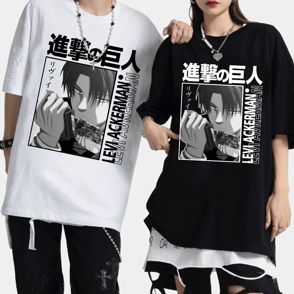 

Hot Anime Attack on Titan AOT T-Shirt for Men Women Summer Fashion Oversized Short Sleeves T Shirt Manga Harajuku Tshirt Men Top