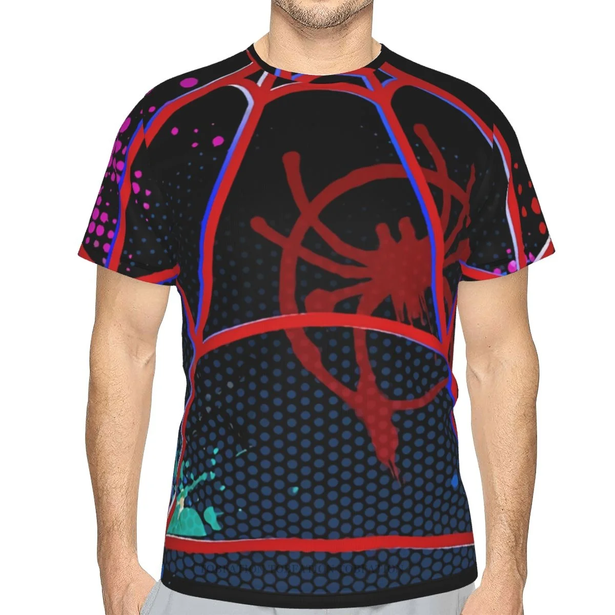 

Spider Miles 3D Print Polyester T-shirt Men Women Gym Short Sleeve TShirt Harajuku Streetwear Oversized Tops